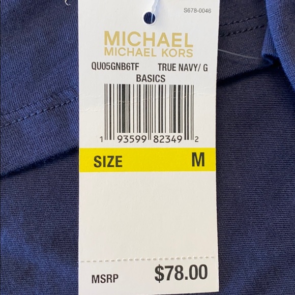 NEW STYLE! MICHAELS KORS WOMENS T-SHIRT MK LOGO - Picture 5 of 5